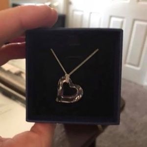 Pink Crystal Heart Necklace